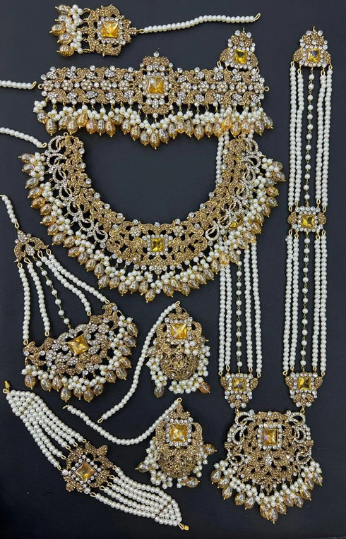 Triple Layer Dholna bridal set