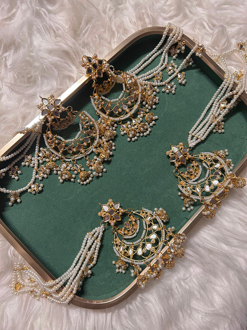Chandbali earrings sahara