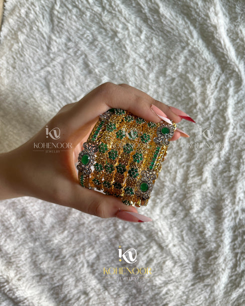 Majestic Scarlet Bangles Set