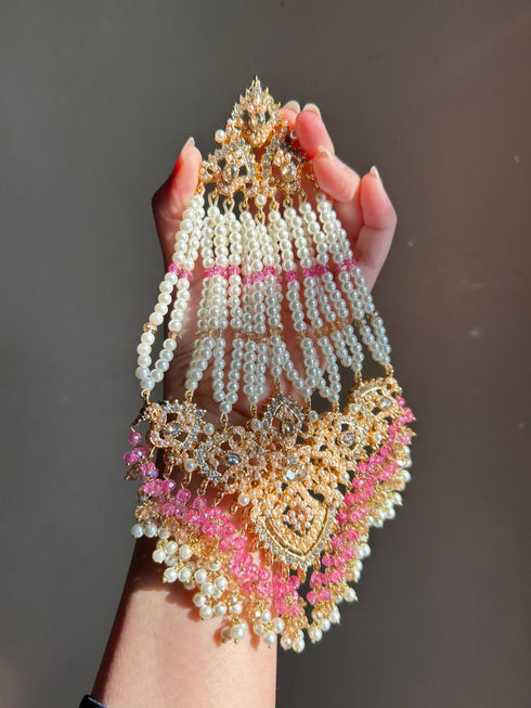noratan Pinkish bridal set