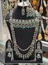 Royal Emerald Kundan & Pearl Bridal Jewellery Set