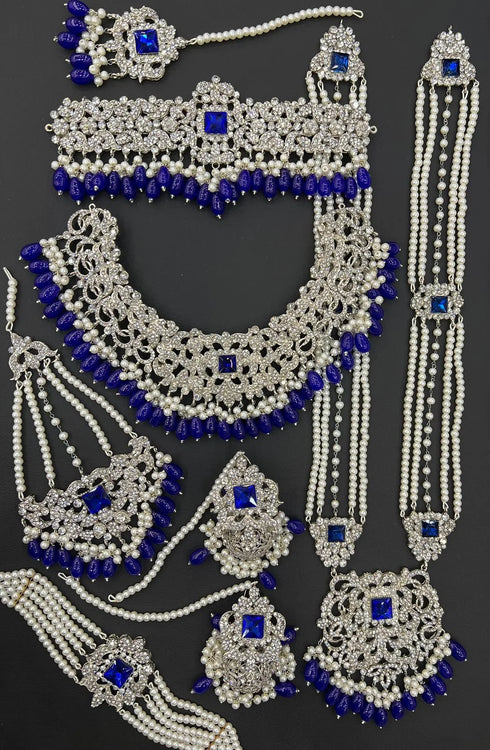 Triple Layer Dholna bridal set