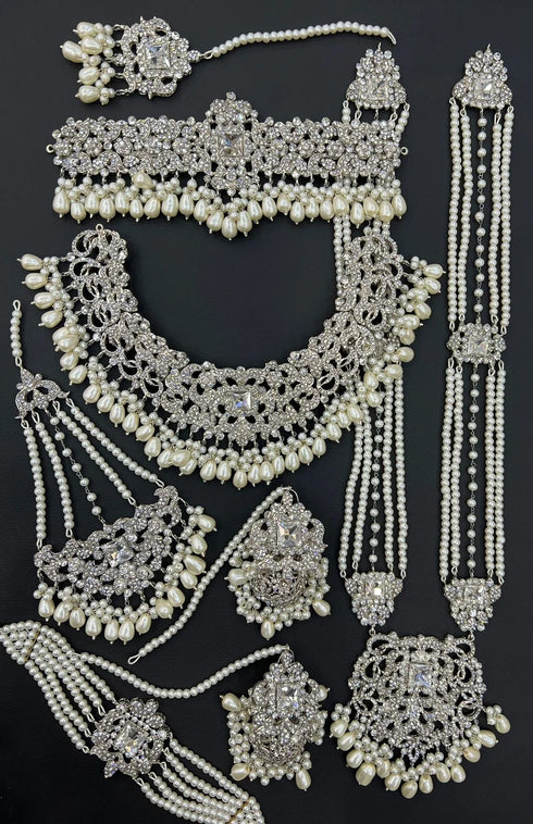 Triple Layer Dholna bridal set