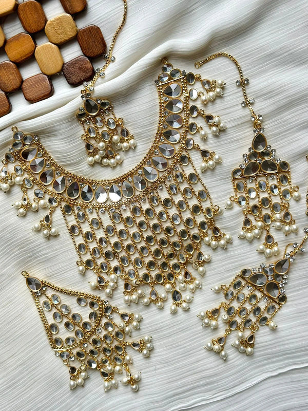 Mirror Kundan Party Wear sets