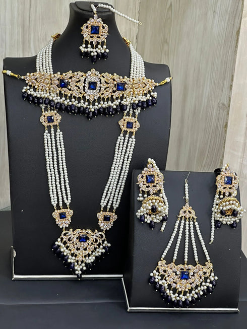 Three stone Mala bridal set