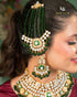Gold plated Farshi Kundan designer set