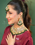 Gold plated Farshi Kundan designer set