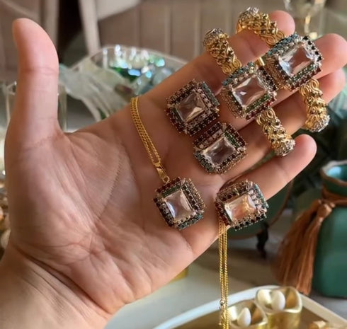 Turkish Locket Set With Bangles (Eid Eddition)