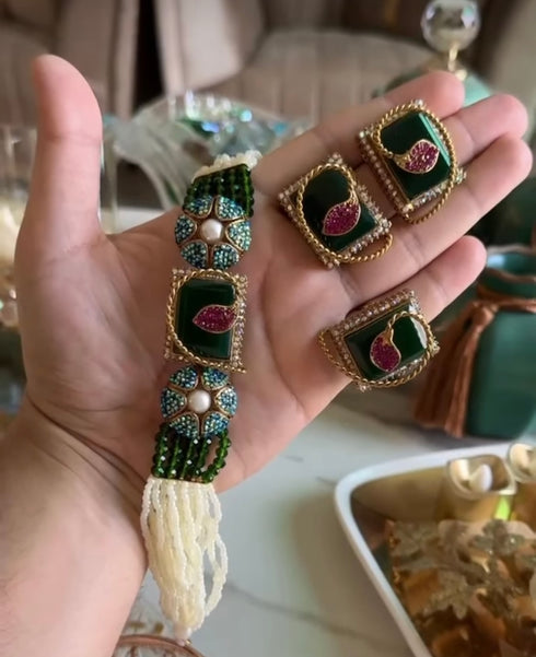 Turkish locket set with ring