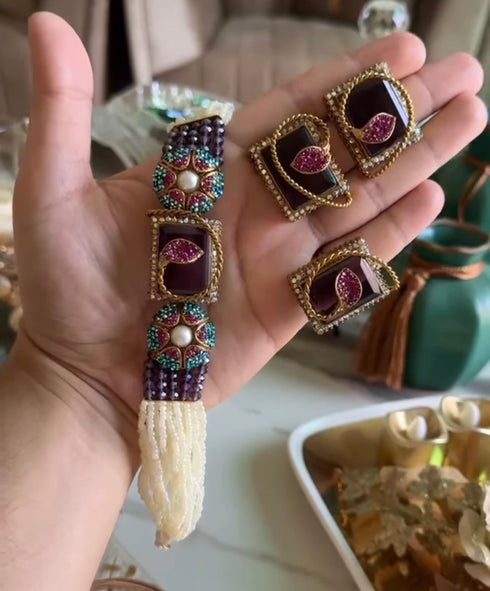 Turkish locket set with ring
