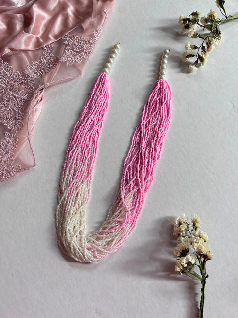 Elegant Ombré Seed Bead Necklace