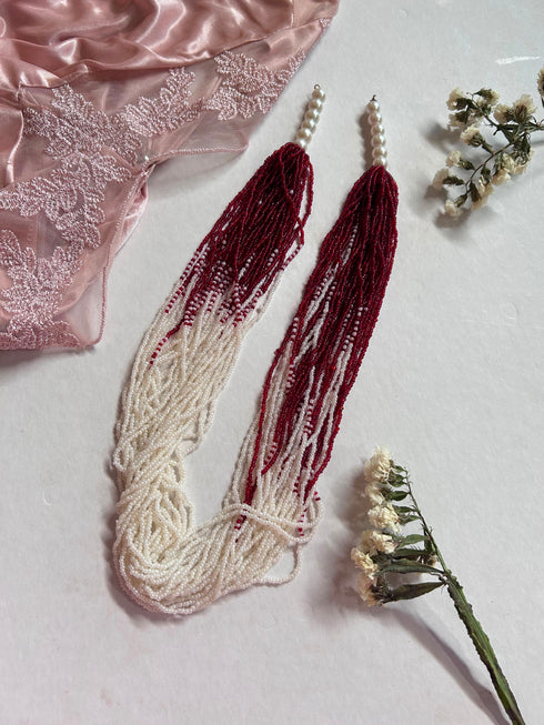 Elegant Ombré Seed Bead Necklace