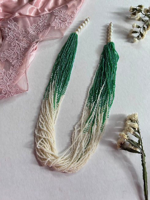 Elegant Ombré Seed Bead Necklace