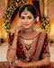 Royal Crimson Bridal Kundan & Pearl Jewellery Set