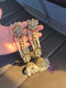 Pearl & Crystal Long Jhumka Earrings Tika