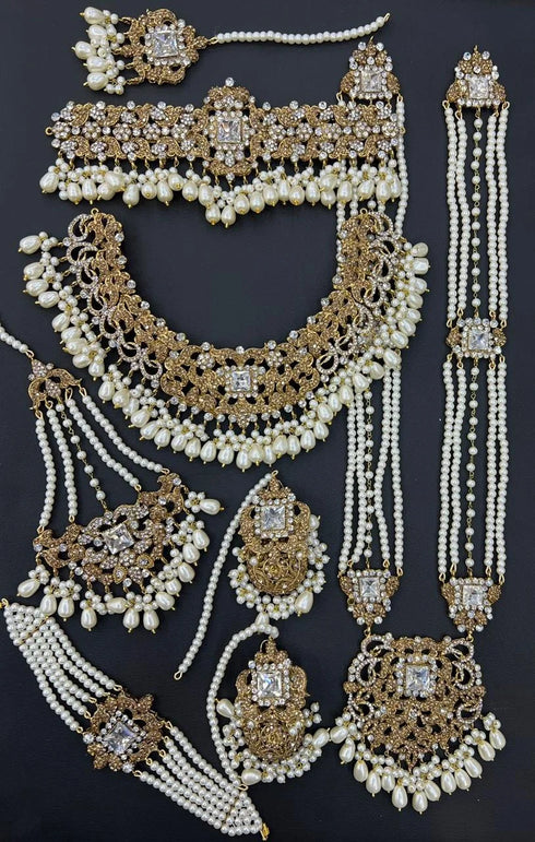 Triple Layer Dholna bridal set