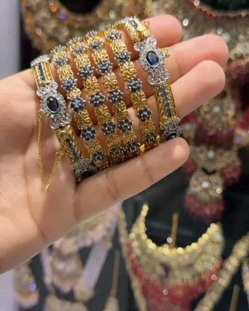 Majestic Scarlet Bangles Set