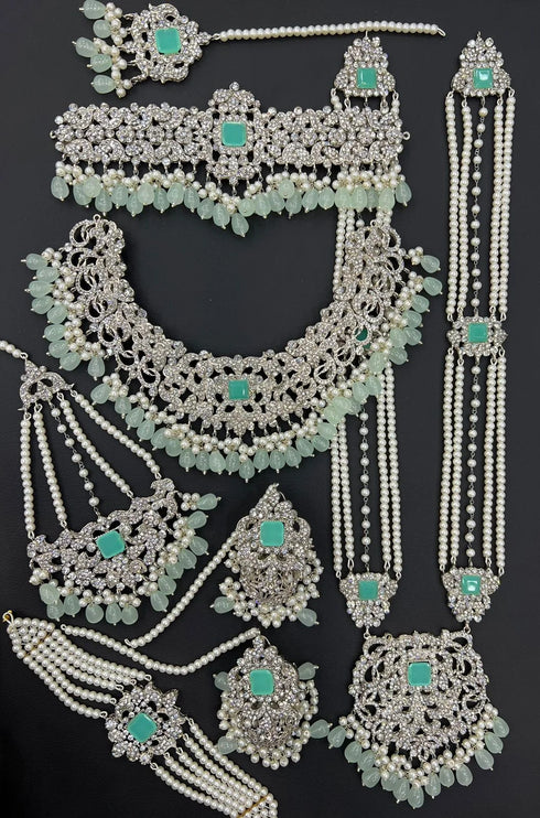 Triple Layer Dholna bridal set