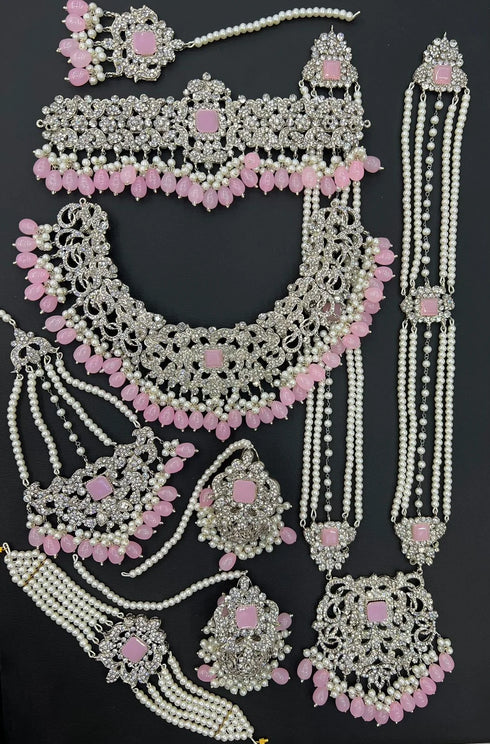 Triple Layer Dholna bridal set