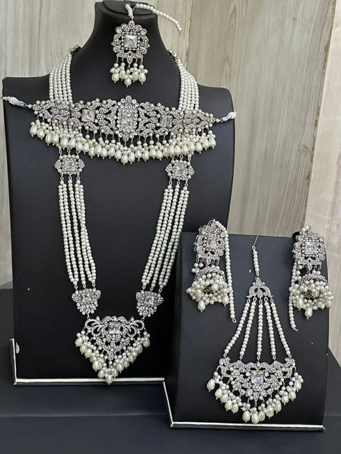 Three stone Mala bridal set