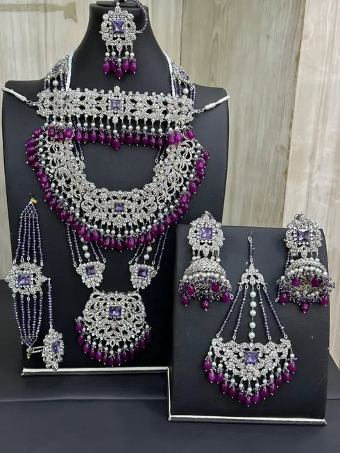 Triple stone Bridal sets