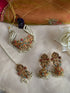floral party wear jhumki set