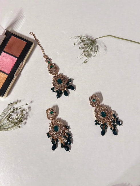 Kohenoor noratan Earrings Tika