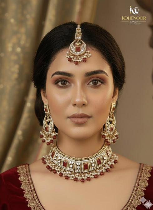 Long Tika Party Wear Set