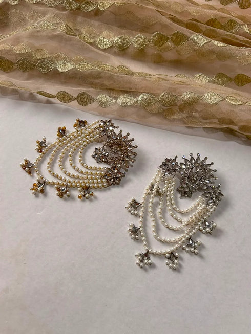 Kundan Hair brouch