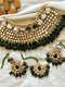 Gold plated Farshi Kundan designer set