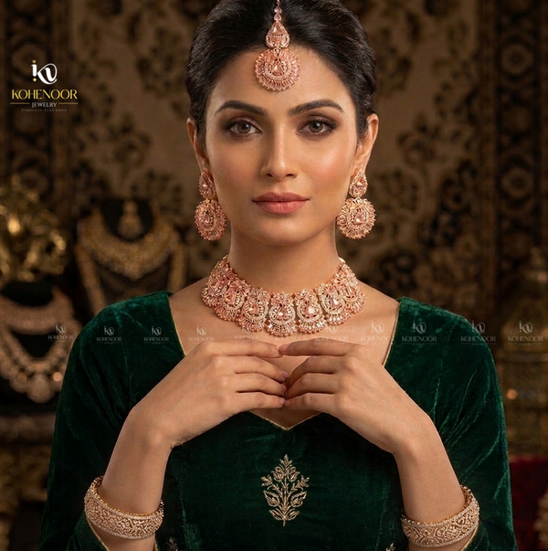 Zircon ad sets with bangles