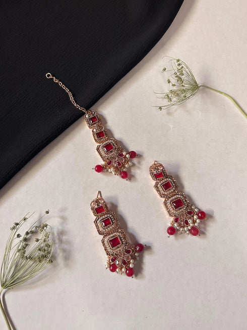 Cascade Luxe earings tika Set