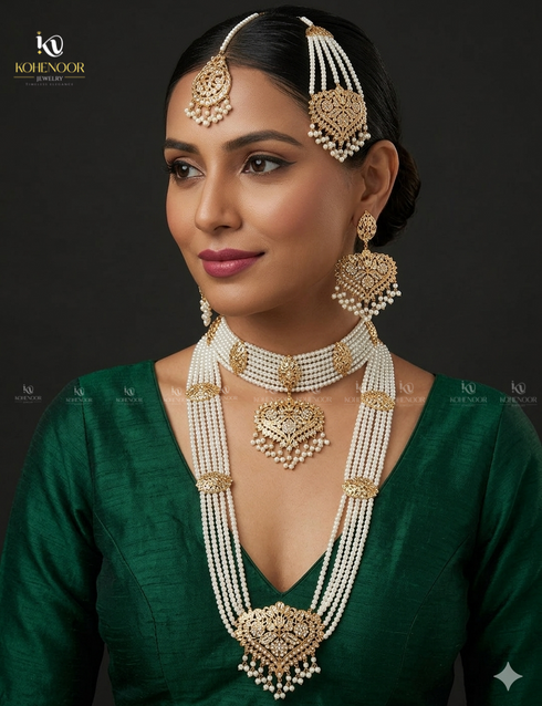 Hydrabadi pearl set