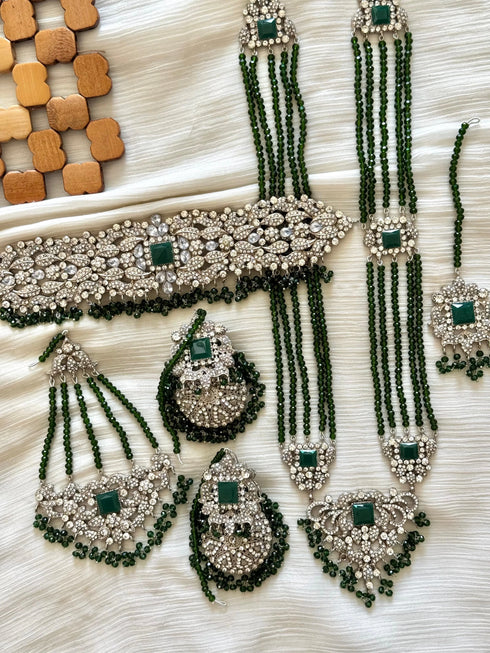 Cartisia Zircon Crystal Bridal sets
