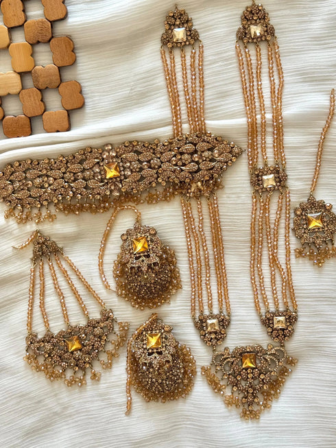 Cartisia Zircon Crystal Bridal sets