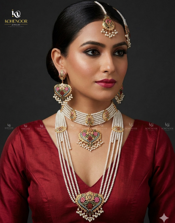 Hydrabadi pearl set