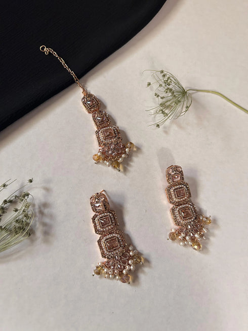 Cascade Luxe earings tika Set