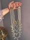 Hydrabadi Kundan mala jhumki set