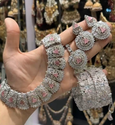 Zircon ad sets with bangles