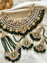 Gold plated Farshi Kundan designer set