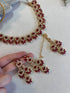 Blush Bloom Zircon Party Wear Set