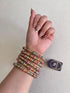 Royal Multicolor Beaded Stack Bangles