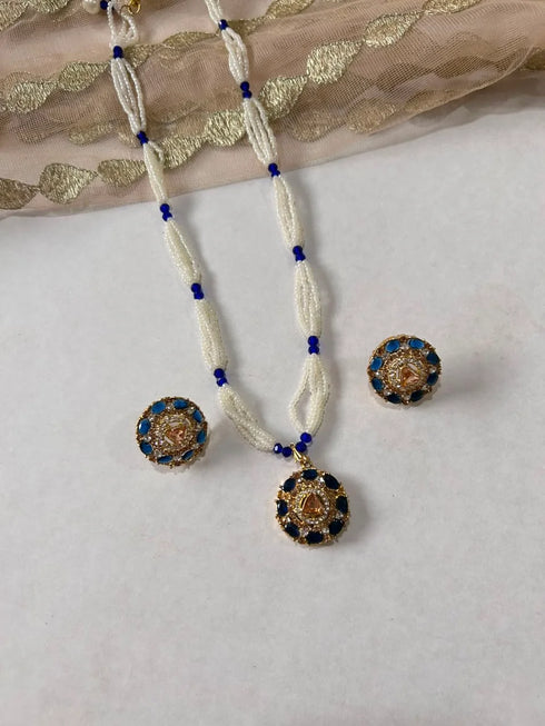 Blush Pearl Turkish Locket Combo Set