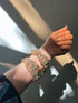 Egyptian cut stone bangles