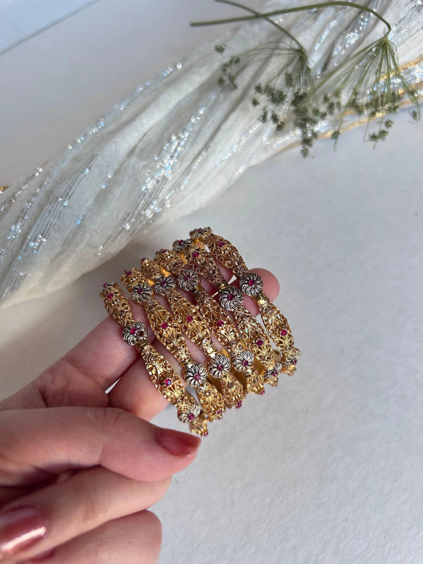 Royal Gold Plated Heritage Bangles